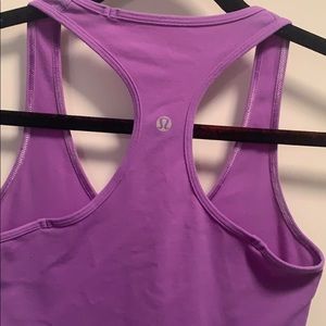 Lululemon racer back tank, size 6